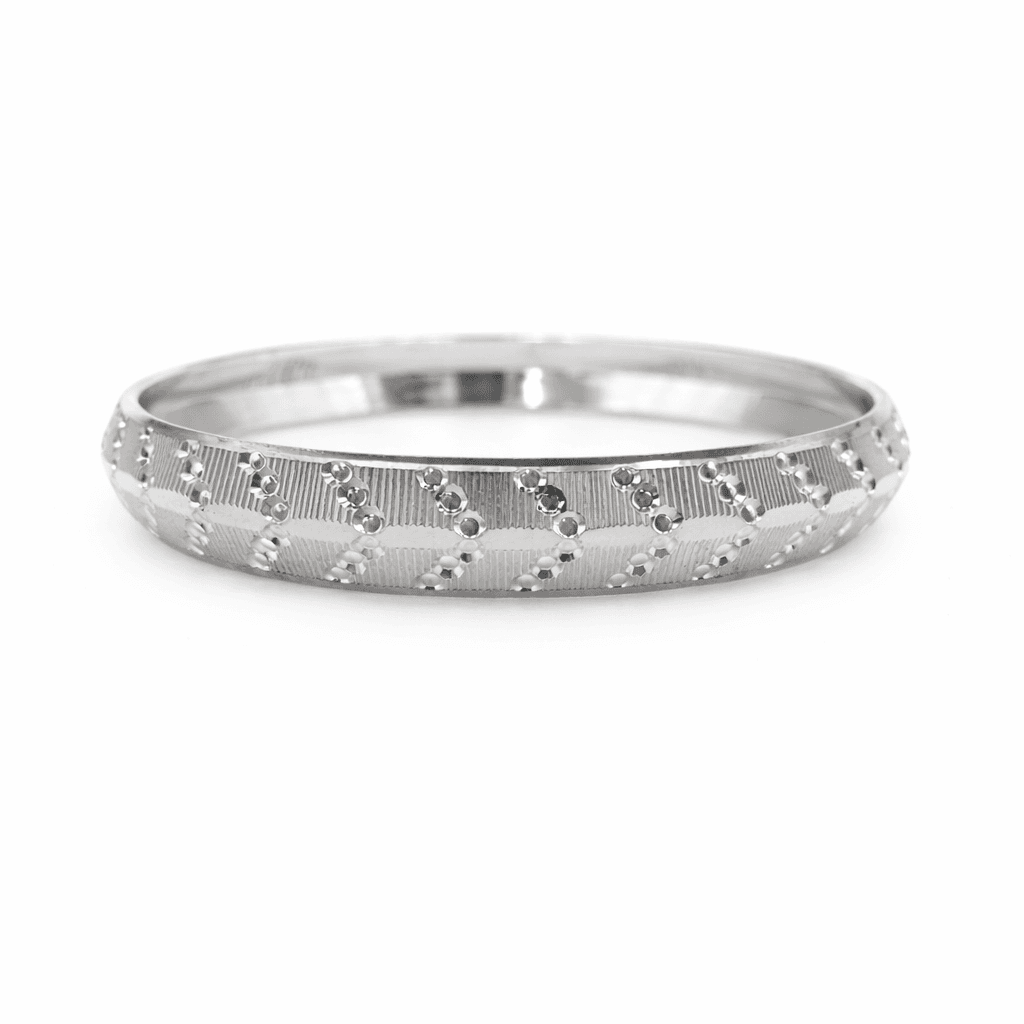 Vira Textured Silver Kada for Men (KM13)