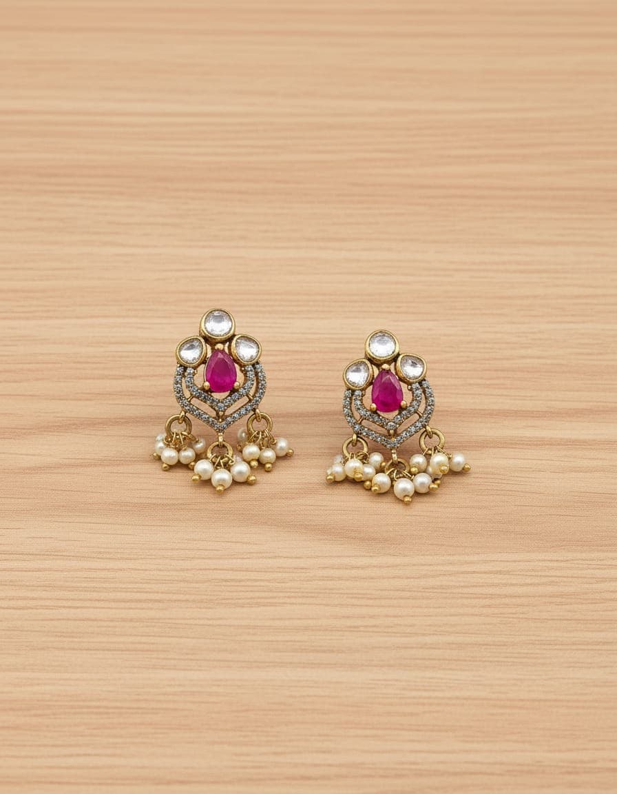 RAJWADI SILVER EARRING (ES-108)