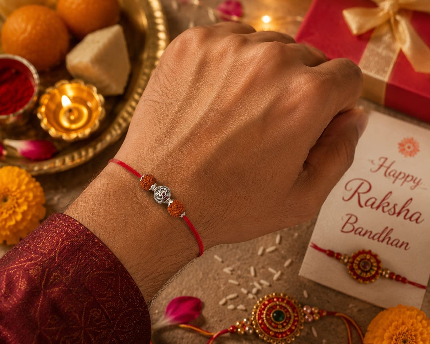 RAKHI PREMIUM OM NAMA SHIVAYA MANI